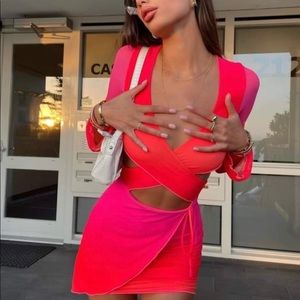 Tigermist Sunnis Dress in Pink